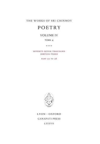 bokomslag Poetry IV, tome 4