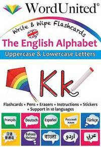 bokomslag The English Alphabet - Write & Wipe Flashcards with Multilingual Support (British English)