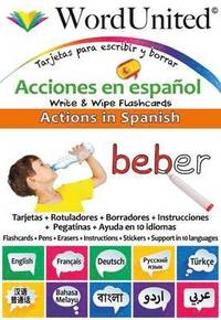 bokomslag Actions in Spanish - Write & Wipe Flashcards with Multilingual Support (European Spanish)