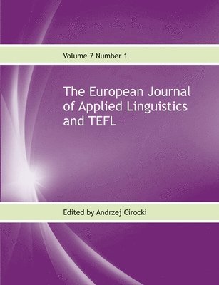 bokomslag The European Journal of Applied Linguistics and TEFL