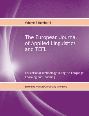 The European Journal of Applied Linguistics and TEFL 1