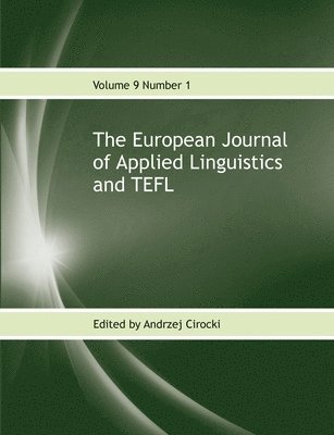 The European Journal of Applied Linguistics and TEFL: 9 1