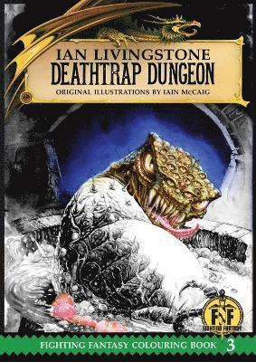 Deathtrap Dungeon Colouring Book 1