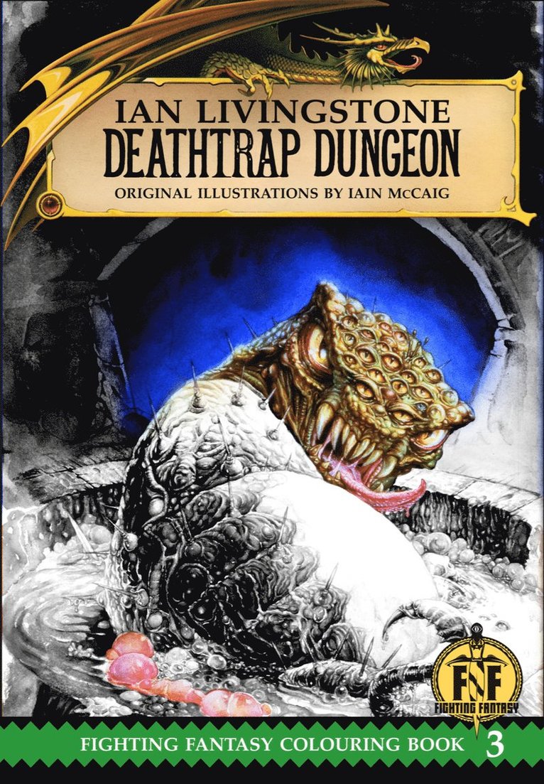 Deathtrap Dungeon Colouring Book 1