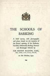 bokomslag The Schools of Barking