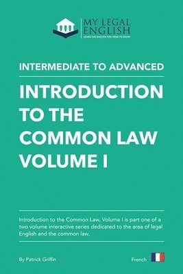 bokomslag Introduction to the Common Law, Vol 1: English for an Introduction to the Common law, Vol 1