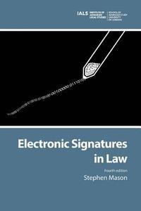 bokomslag Electronic Signatures in Law