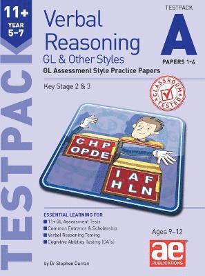 11+ Verbal Reasoning Year 5-7 GL & Other Styles Testpack A Papers 1-4 1