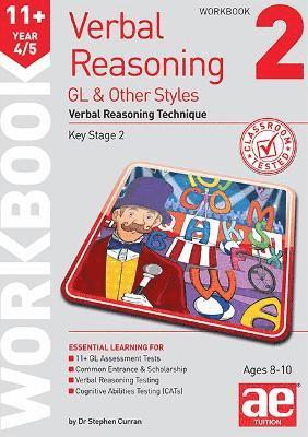 11+ Verbal Reasoning Year 4/5 GL & Other Styles Workbook 2 1