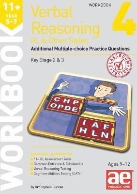 bokomslag 11+ Verbal Reasoning Year 5-7 GL & Other Styles Workbook 4