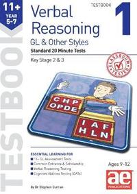 bokomslag 11+ Verbal Reasoning Year 5-7 GL & Other Styles Testbook 1