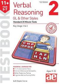 bokomslag 11+ Verbal Reasoning Year 5-7 GL & Other Styles Testbook 2