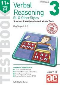 bokomslag 11+ Verbal Reasoning Year 5-7 GL & Other Styles Testbook 3