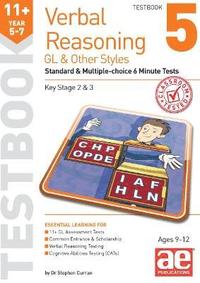 bokomslag 11+ Verbal Reasoning Year 5-7 GL & Other Styles Testbook 5