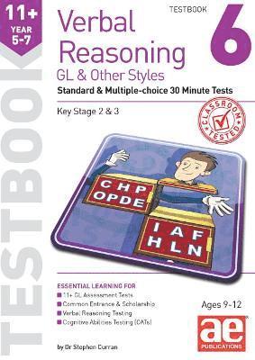 Nicholas Geoffrey Stevens, Dr Stephen C Curran - 11+ Verbal Reasoning Year 5-7 GL & Other Styles Testbook 6, Häftad