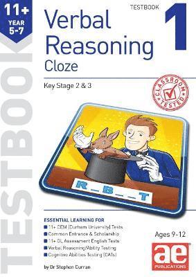 11+ Verbal Reasoning Year 5-7 Cloze Testbook 1 1
