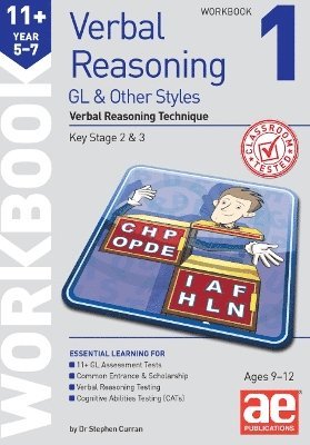 11+ Verbal Reasoning Year 5-7 GL & Other Styles Workbook 1 1