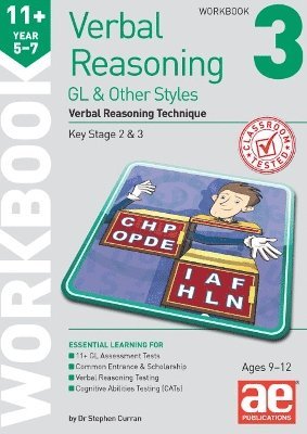 11+ Verbal Reasoning Year 5-7 GL & Other Styles Workbook 3 1