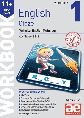 bokomslag 11+ English Year 5-7 Cloze Workbook 1