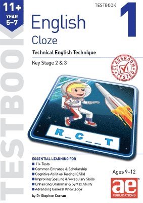 bokomslag 11+ English Year 5-7 Cloze Testbook 1