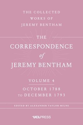 bokomslag Correspondence of Jeremy Bentham, Volume 4