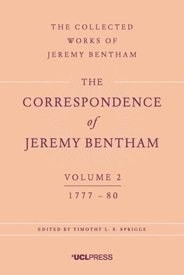 bokomslag Correspondence of Jeremy Bentham, Volume 2