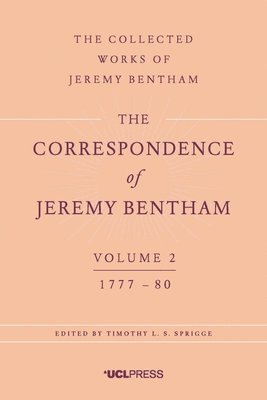 bokomslag The Correspondence of Jeremy Bentham, Volume 2