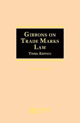On Trade Marks Law Third edition