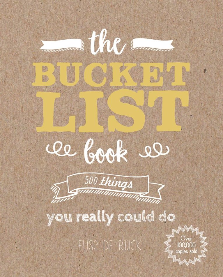 Elise de Rijck - Bucket List Book, Häftad