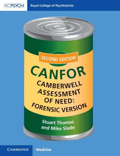 Stuart Thomas, Mike Slade - Camberwell Assessment of Need: Forensic Version, Häftad