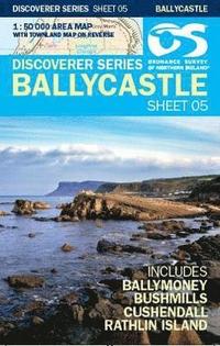 bokomslag OSNI Discoverer Series 1:50,000 - Sheet 05 Ballycastle