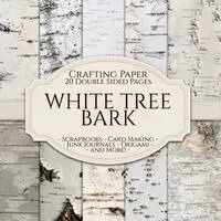 White Tree Bark Scrapbook Crafting Paper, Häftad. Tillgänglighet: Lägg i varukorg