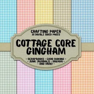 Cottage Core Gingham Scrapbook Crafting Paper, Häftad. Tillgänglighet: Lägg i varukorg