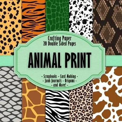 Animal Print Scrapbook Crafting Paper, Häftad. Tillgänglighet: Lägg i varukorg