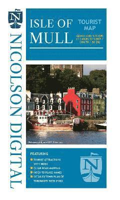 bokomslag Nicolson Digital Isle of Mull Tourist Map