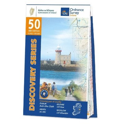 Ordnance Survey Ireland - Dublin, Kildare, Meath, Wicklow, Häftad
