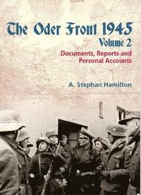 bokomslag The Oder Front 1945, Volume 2