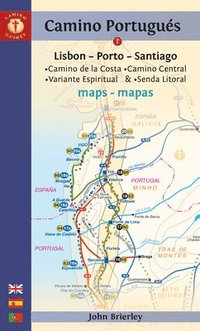 bokomslag Camino portugues maps - sixth edition - lisboa-porto-santiago
