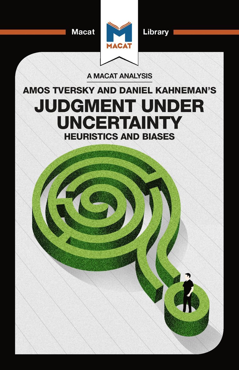 Camille Morvan, William J. Jenkins - Judgment under Uncertainty, Inbunden