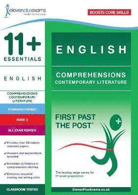 bokomslag 11+ Essentials English: Comprehensions Contemporary Literature Book 3 (Standard Format)