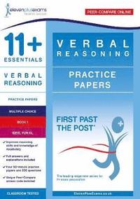 bokomslag 11+ Essentials Verbal Reasoning Practice Papers Book 1