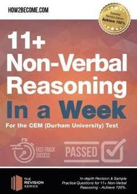 bokomslag 11+ Non-Verbal Reasoning in a Week