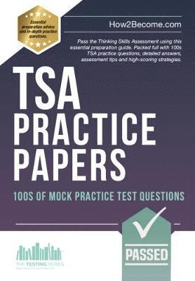 bokomslag TSA PRACTICE PAPERS: 100s of Mock Practice Test Questions