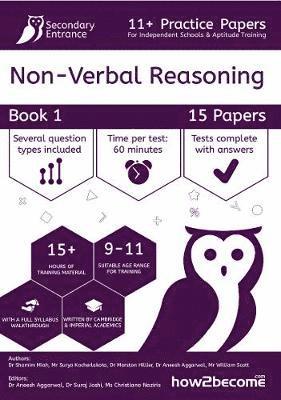 11+ Practice Papers For Independent Schools & Aptitude Training Non-Verbal Reasoning Book 1 1