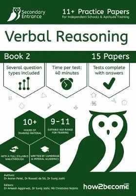 bokomslag 11+ Practice Papers For Independent Schools & Aptitude Training Verbal Reasoning Book 2