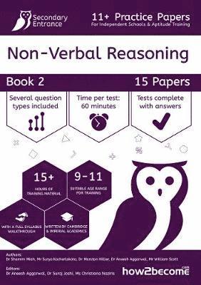 11+ Practice Papers For Independent Schools & Aptitude Training Non-Verbal Reasoning Book 2 1