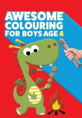 Awesome Colouring Book For Boys Age 4 1