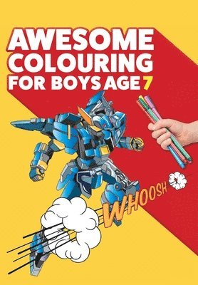 bokomslag Awesome Colouring Book For Boys Age 7