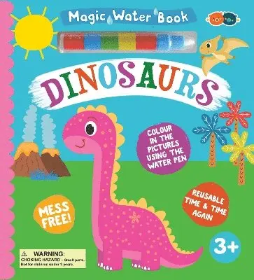Buddy and Barney - Magic Water Book - Dinosaurs, Inbunden. Tillgänglighet: Lägg i varukorg