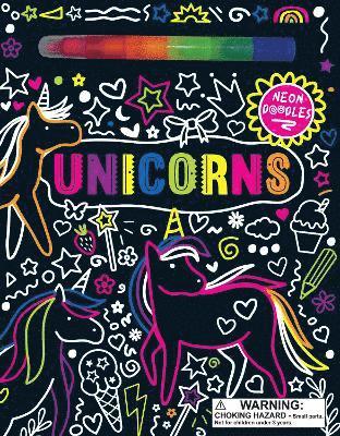Neon Doodles Book - Unicorn